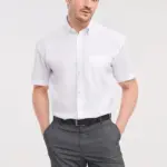 RU957M-2_2023 - Hidalgo-werbeartikel Men's Short Sleeve Ultimate Non-iron Shirt