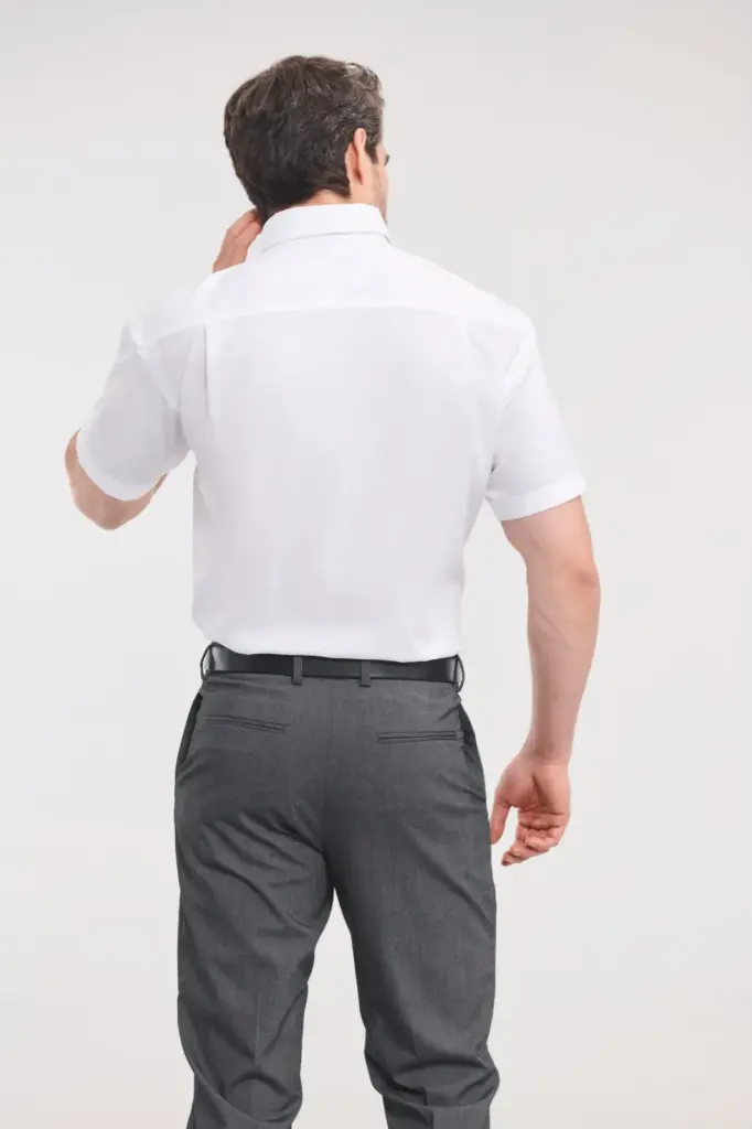 RU957M_2023 - Hidalgo-werbeartikel Men's Short Sleeve Ultimate Non-iron Shirt — productfoto 2