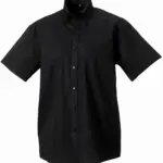 Men's Short Sleeve Ultimate Non-iron Shirt, black — productfoto 3
