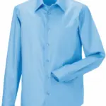 Men's Tailored overhemd met lange mouwen - Ultimate non iron, bright sky — productfoto 4