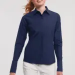 RU960F-2_2023 - Hidalgo-werbeartikel Ladies' Long Sleeve Ultimate Stretch