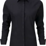 Ladies' Long Sleeve Ultimate Stretch, black — productfoto 5