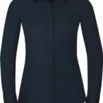 Ladies' Long Sleeve Ultimate Stretch, bright navy — productfoto 8