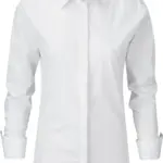 PS_RU960F_WHITE - Hidalgo-werbeartikel Ladies' Long Sleeve Ultimate Stretch, white — productfoto 7