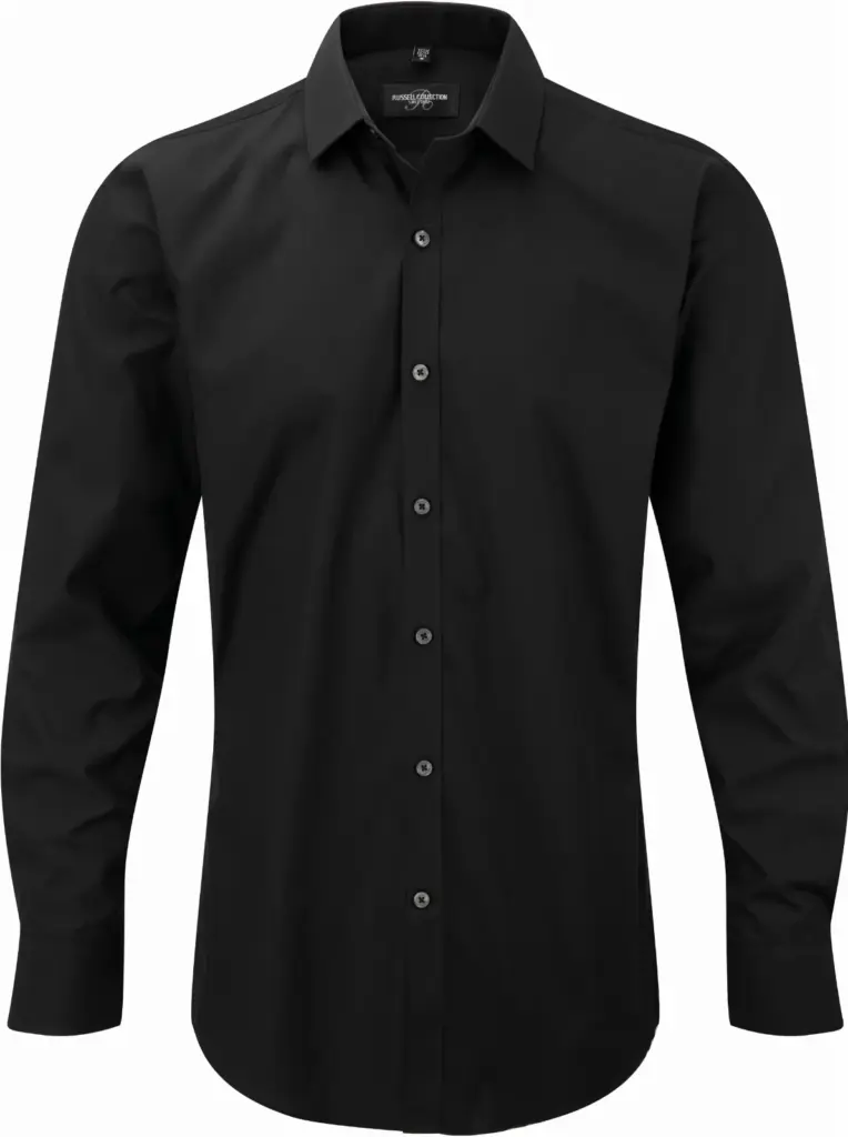 Men's Long Sleeve Ultimate Stretch, black — productfoto 5