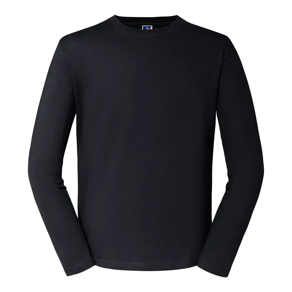 T-shirt Classic met lange mouwen, black — productfoto 4