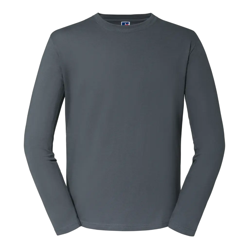 T-shirt Classic met lange mouwen, convoy grey — productfoto 5