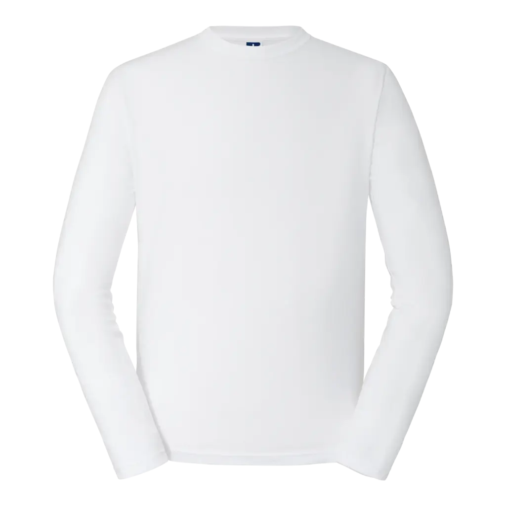 T-shirt Classic met lange mouwen, white — productfoto 7