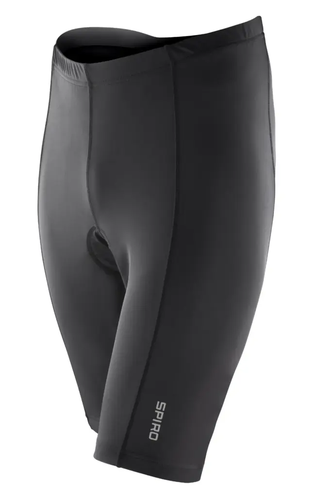 PS_S187M-S_BLACK - Hidalgo-werbeartikel Mens Padded fietsshort, black — productfoto 2