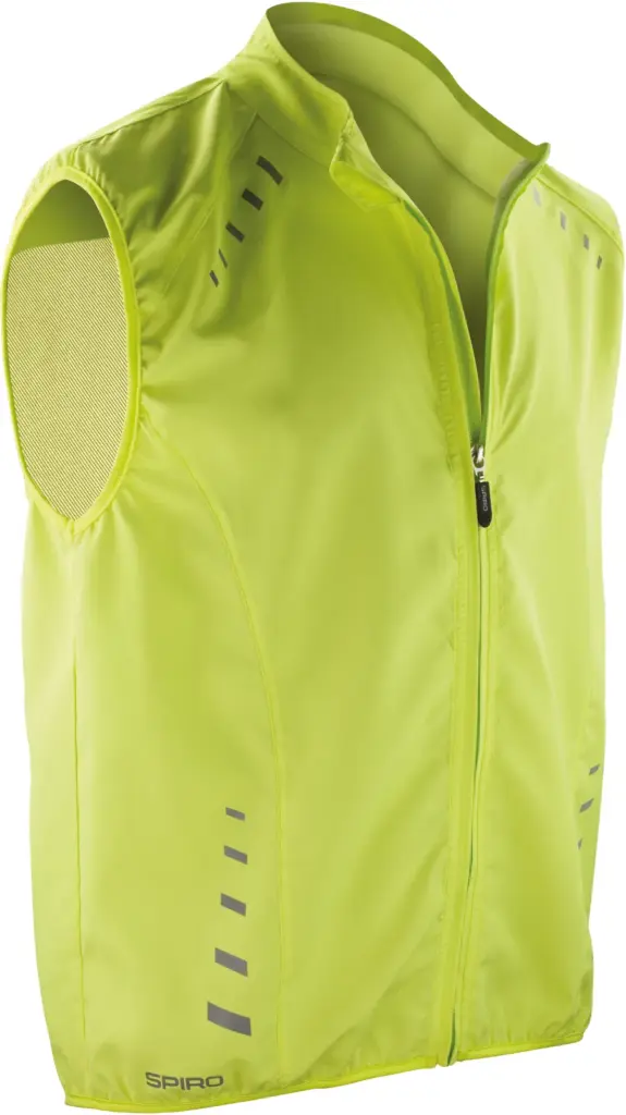 Crosslite Fietsgilet, neon lime — productfoto 2