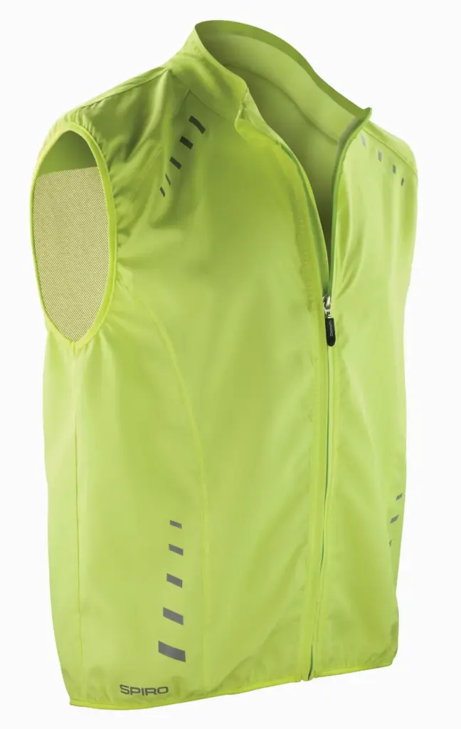 Fahrradweste S259X Crosslite bedrucken winddicht Neon S-XXL — Produktfoto 3