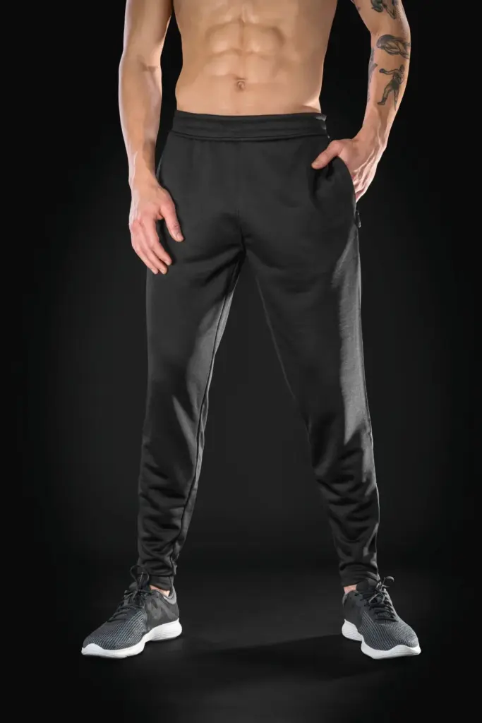 Mens slimfit joggingbroek — productfoto 2