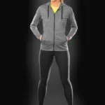 Womens hooded tee-jacket