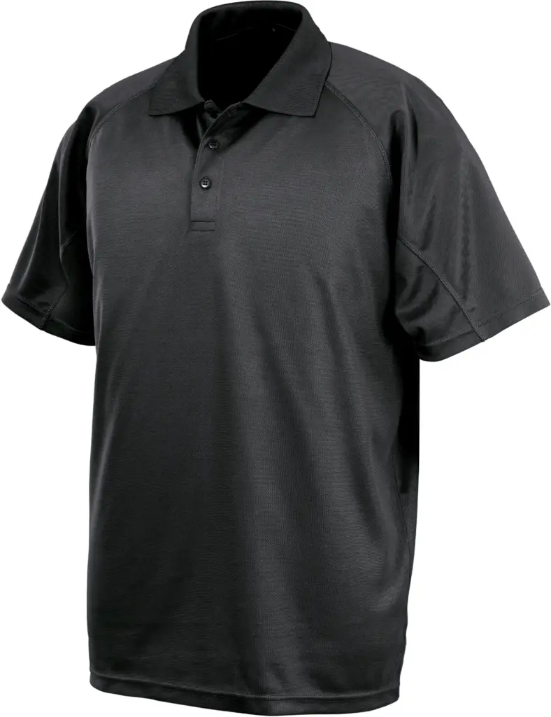 Performance aircool polo, black — productfoto 4