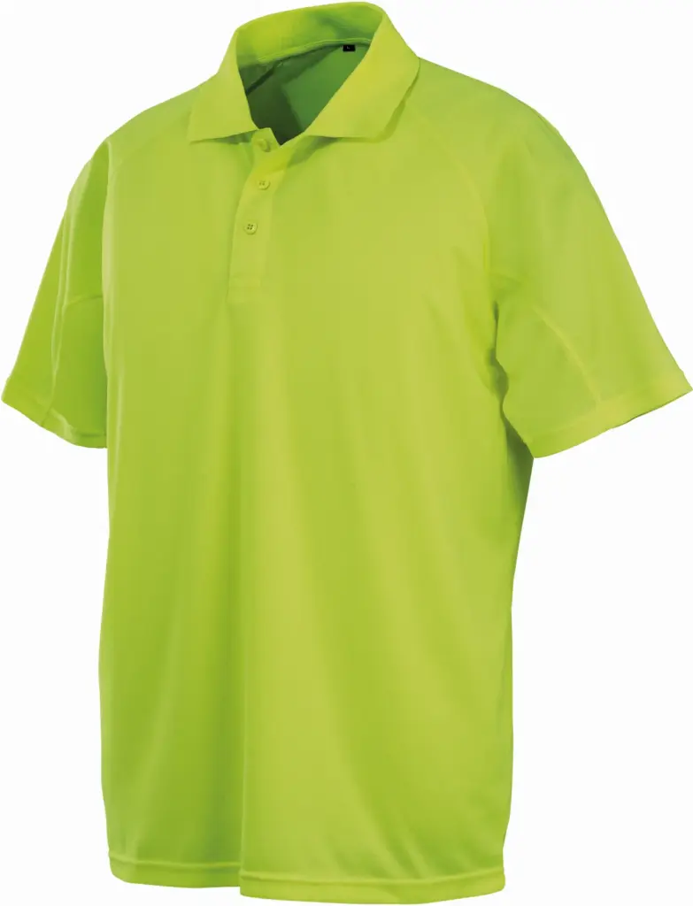 Performance aircool polo, flo yellow — productfoto 7