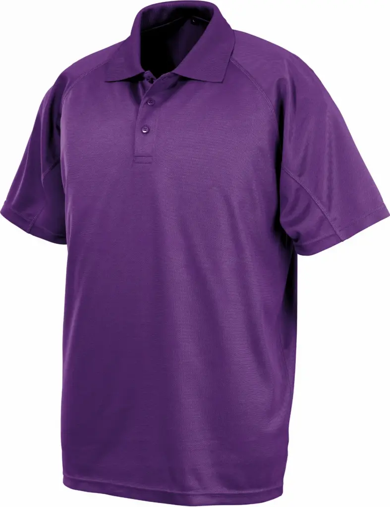Performance aircool polo, purple — productfoto 12
