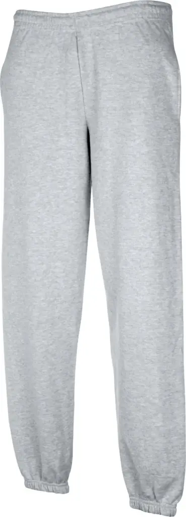 PS_SC153C_HEATHERGREY - Hidalgo Joggingbroek elastieke enkelboorden (64-026-0), heather grey — productfoto 6
