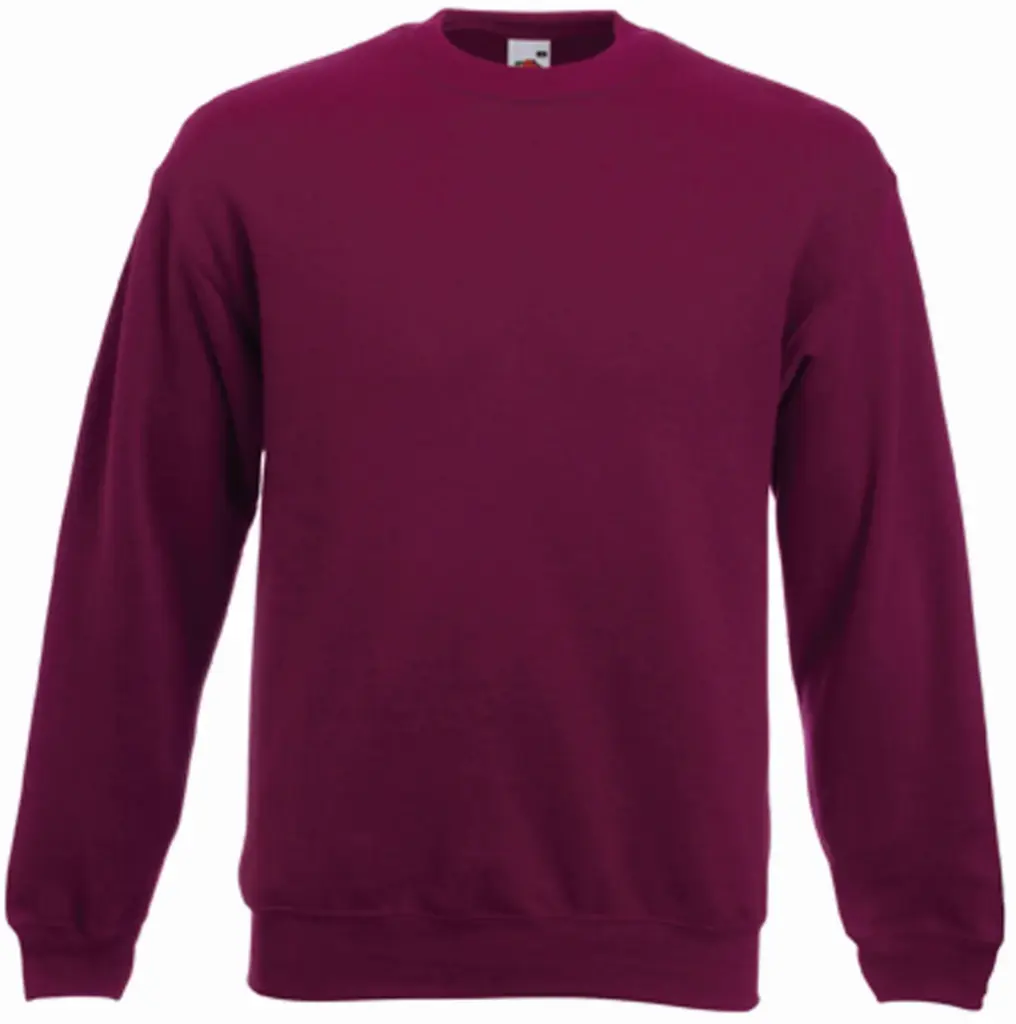 Classic Set-in Sweater (62-202-0), burgundy — productfoto 7