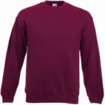 Classic Set-in Sweater (62-202-0), burgundy — productfoto 7