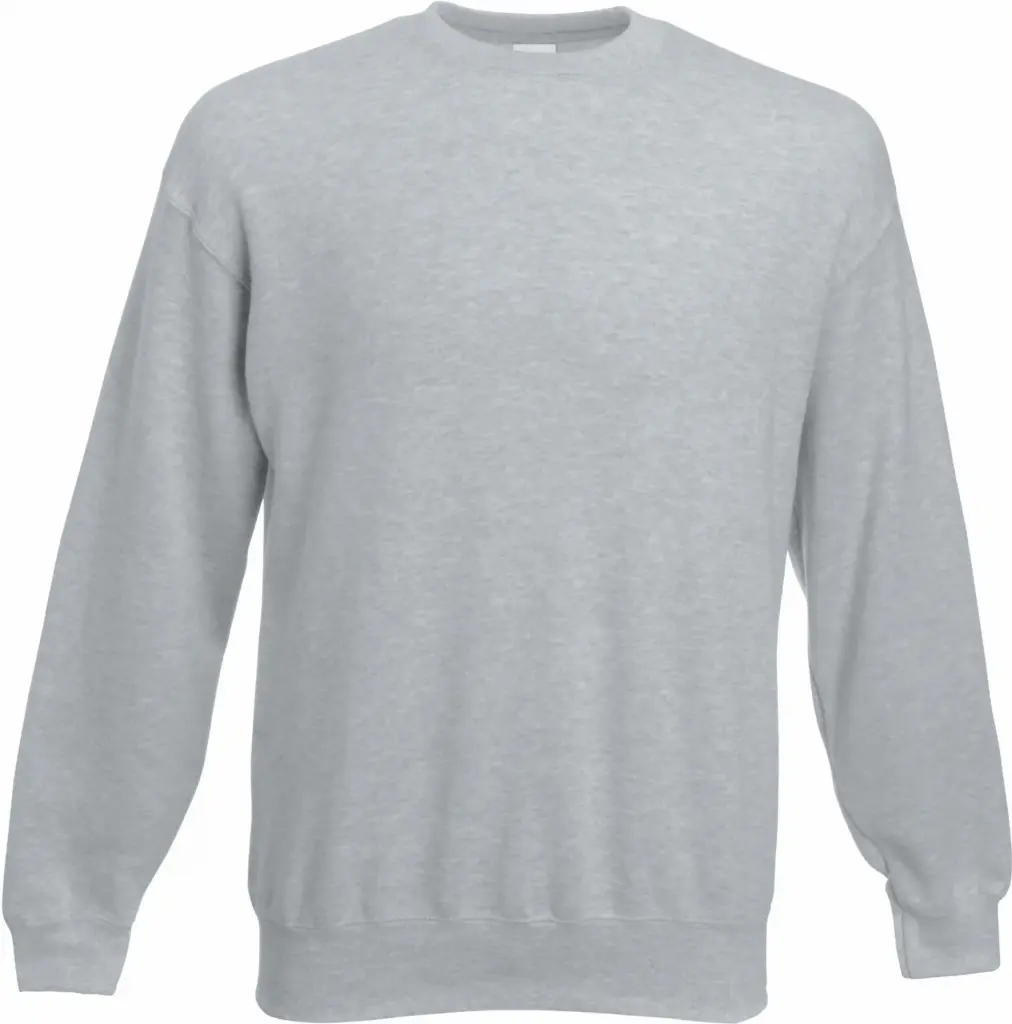 Classic Set-in Sweater (62-202-0), heather grey — productfoto 11