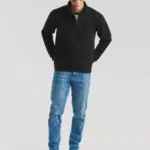Premium Sweater met Ritskraag (62-032-0) — productfoto 2
