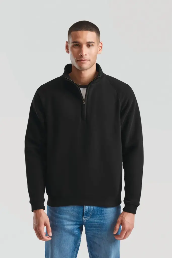 Premium Sweater met Ritskraag (62-032-0) — productfoto 3