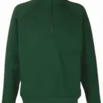 Premium Sweater met Ritskraag (62-032-0), bottle green — productfoto 6