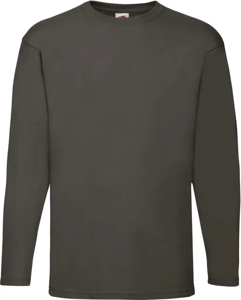 Valueweight Long Sleeve T (61-038-0), black — productfoto 8