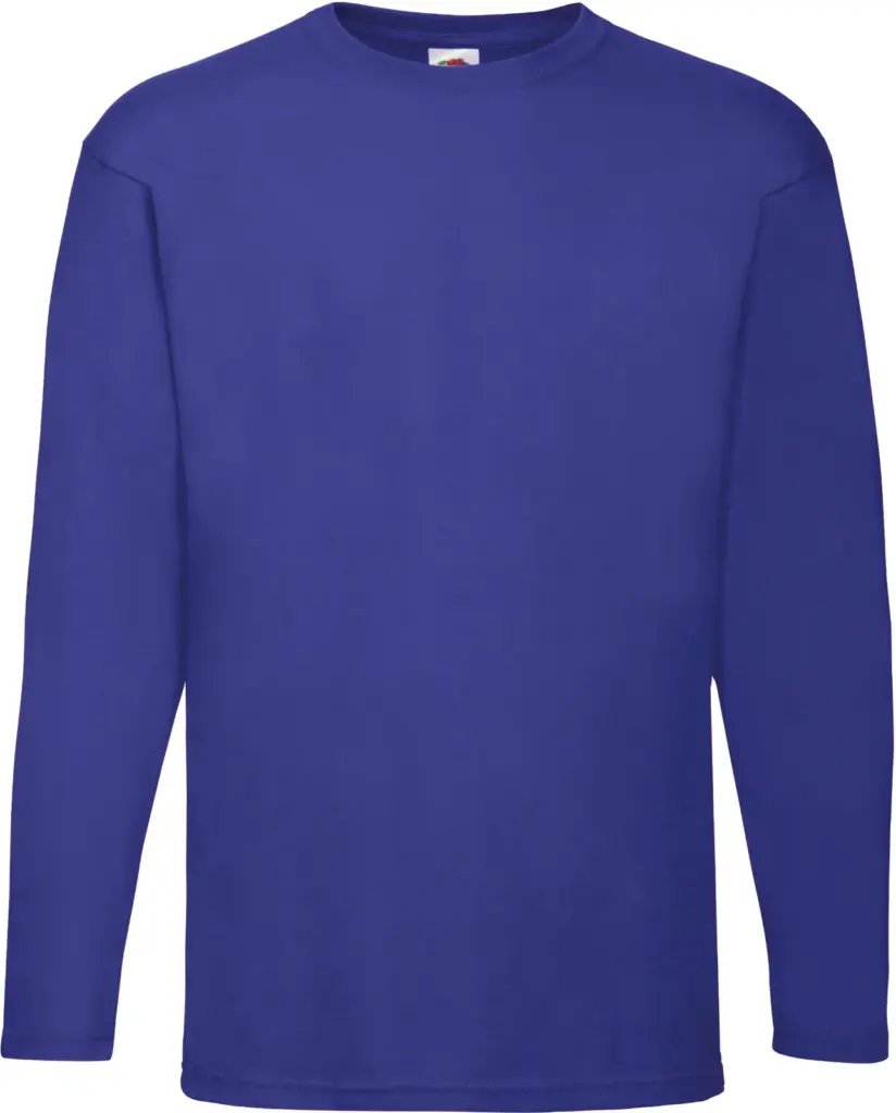 Valueweight Long Sleeve T (61-038-0), royal blue — productfoto 13