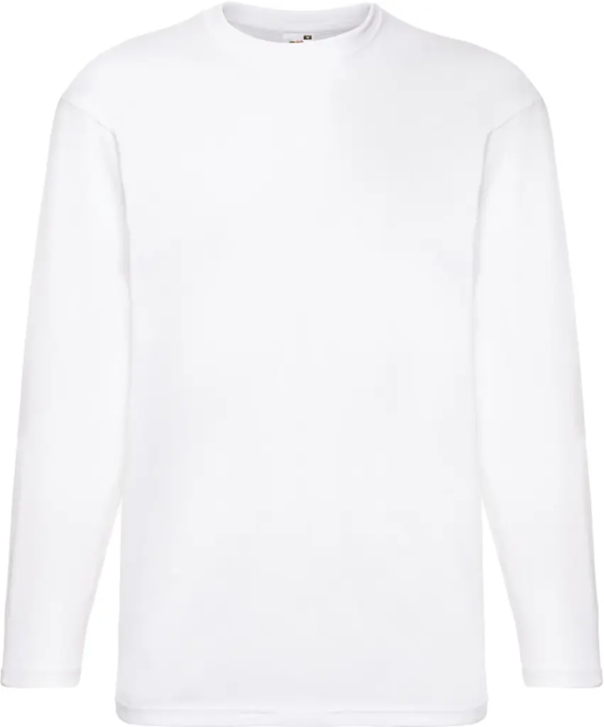 Valueweight Long Sleeve T (61-038-0), white — productfoto 14