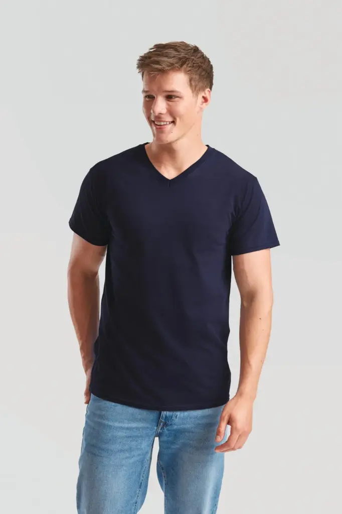 Men's Valueweight V-neck T-shirt (61-066-0) — productfoto 2