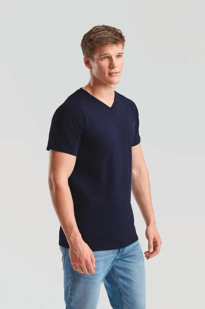 Men's Valueweight V-neck T-shirt (61-066-0) — productfoto 3
