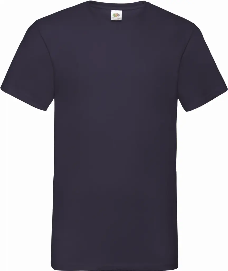 Men's Valueweight V-neck T-shirt (61-066-0), deep navy — productfoto 16