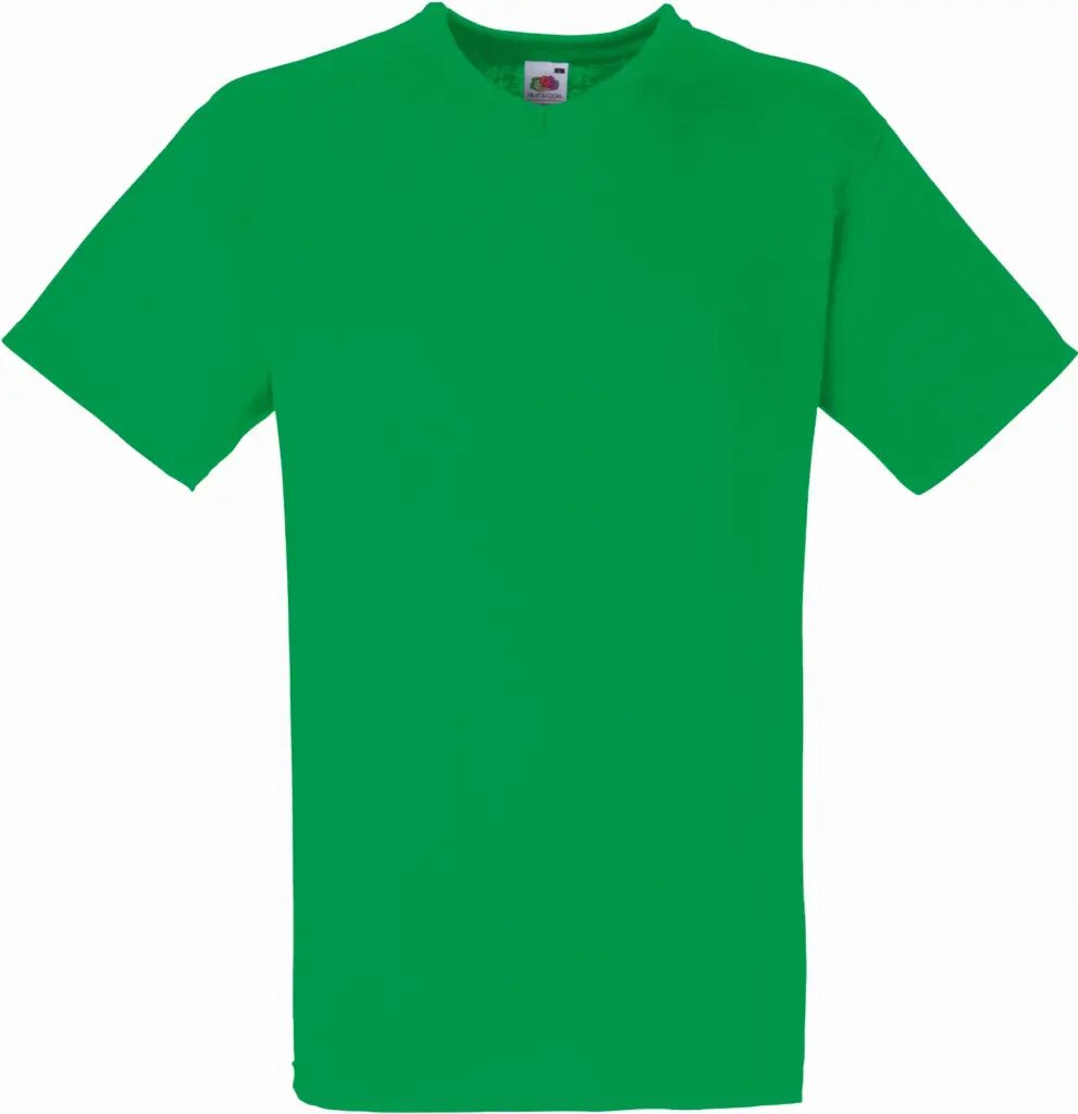 Men's Valueweight V-neck T-shirt (61-066-0), kelly green — productfoto 10
