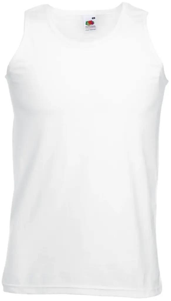 Valueweight Athletic Vest (61-098-0), white — productfoto 10