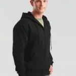Men's Premium Full Zip Hooded Sweatshirt (62-034-0) — productfoto 3