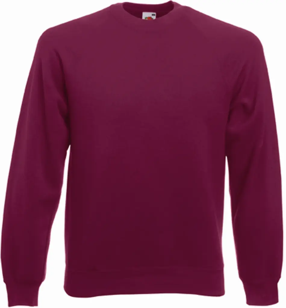 Classic Raglan Sweater (62-216-0), burgundy — productfoto 7