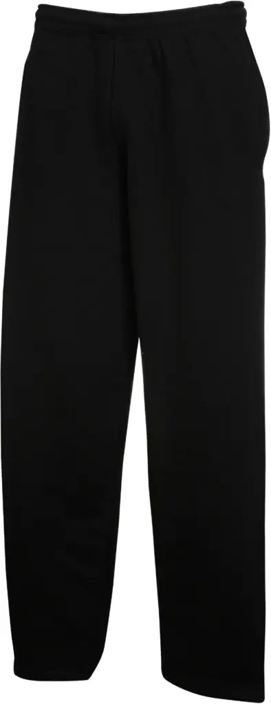 Classic Open Hem Joggingborek (64-032-0), black — productfoto 4