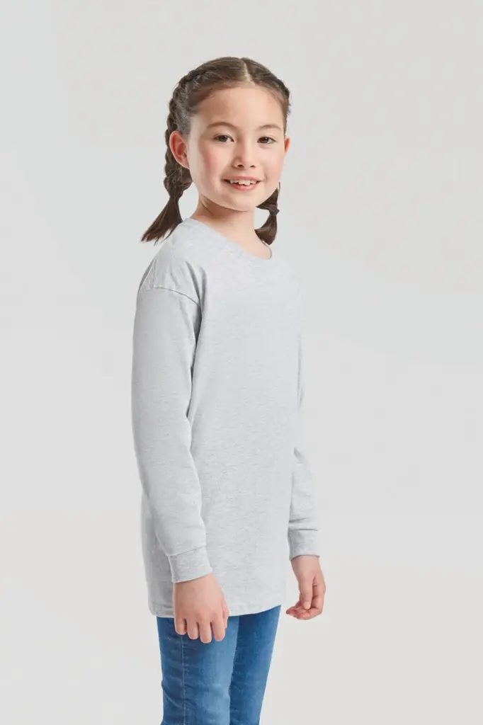 Kids Valueweight Lange mouwen (61-007-0) — productfoto 3