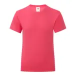 Iconisch meisjes-T-shirt 150 T, fuchsia — productfoto 5