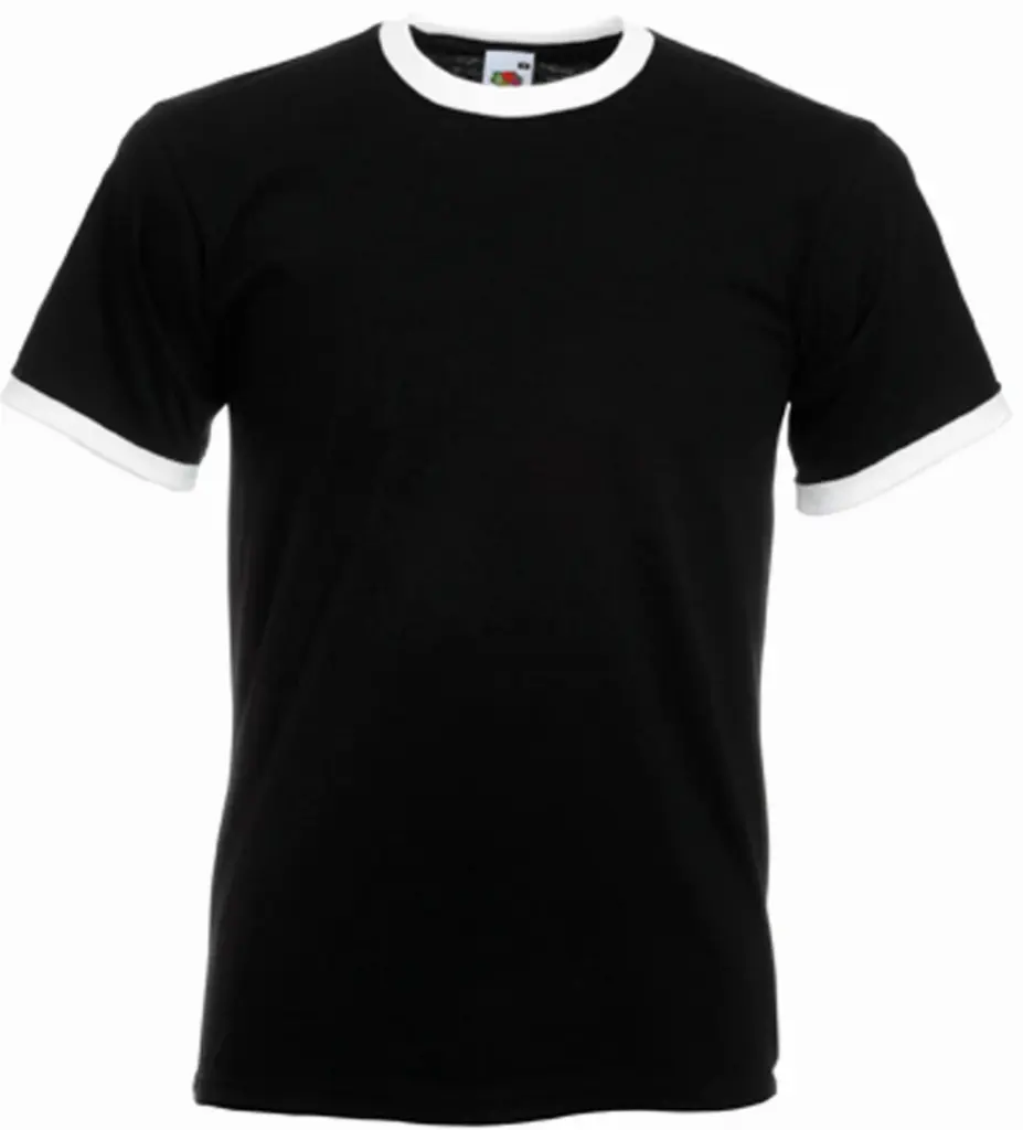 Valueweight Ringer T, black/white — productfoto 5