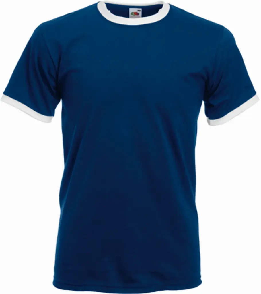 Valueweight Ringer T, navy / white — productfoto 6