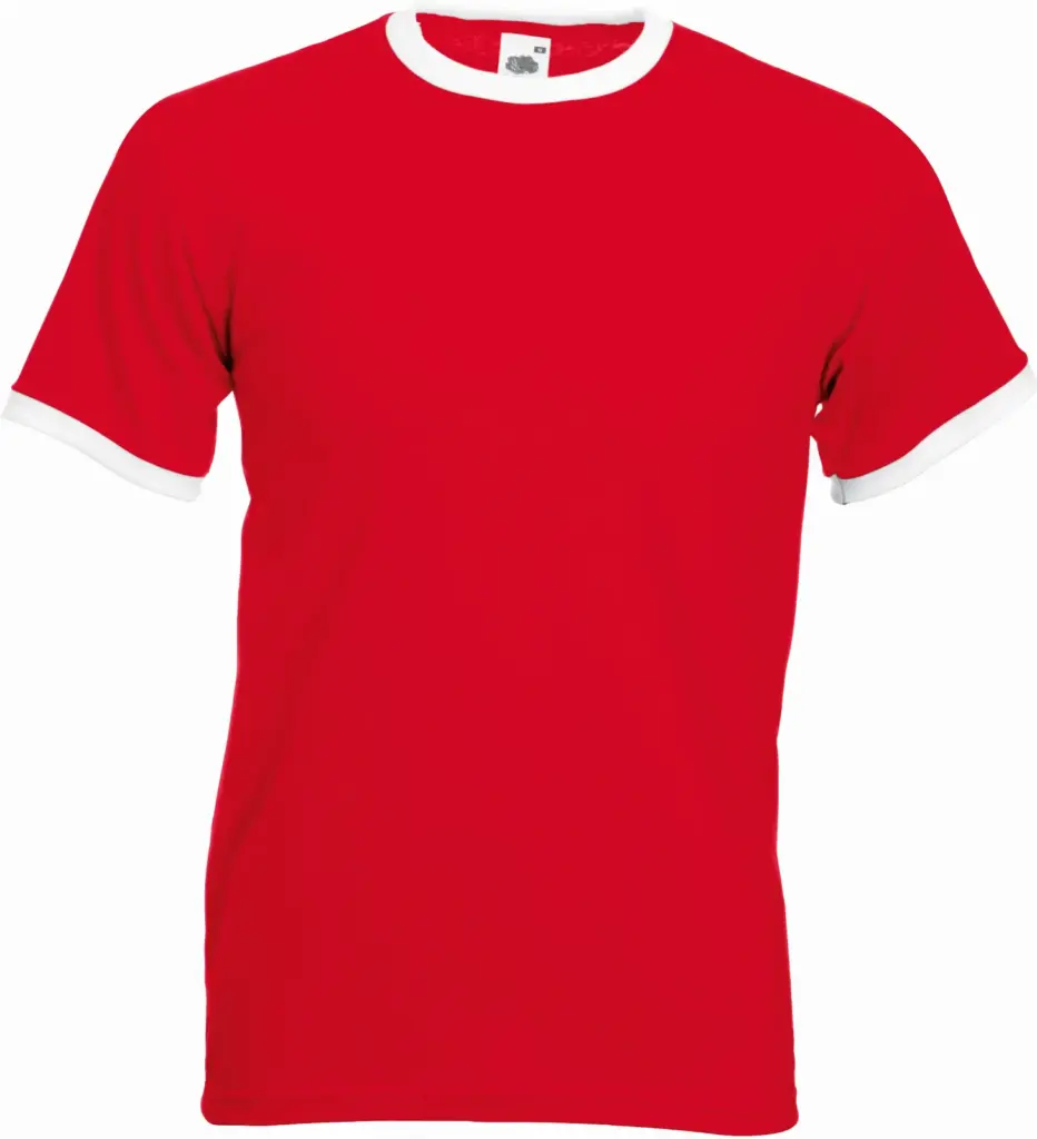 Valueweight Ringer T, red / white — productfoto 7