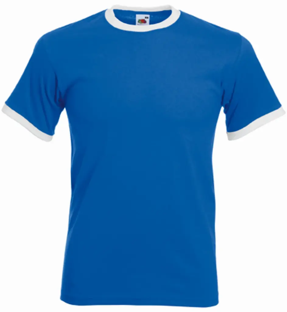 Valueweight Ringer T, royal blue / white — productfoto 8