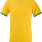 Valueweight Ringer T, sunflower / kelly green — productfoto 9