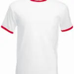 Valueweight Ringer T, white / red — productfoto 12