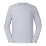 T-shirt Iconic 195 met lange mouwen, heather grey — productfoto 7