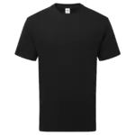 Puur katoenen T-shirt, black — productfoto 3