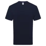 Puur katoenen T-shirt, deep navy — productfoto 5