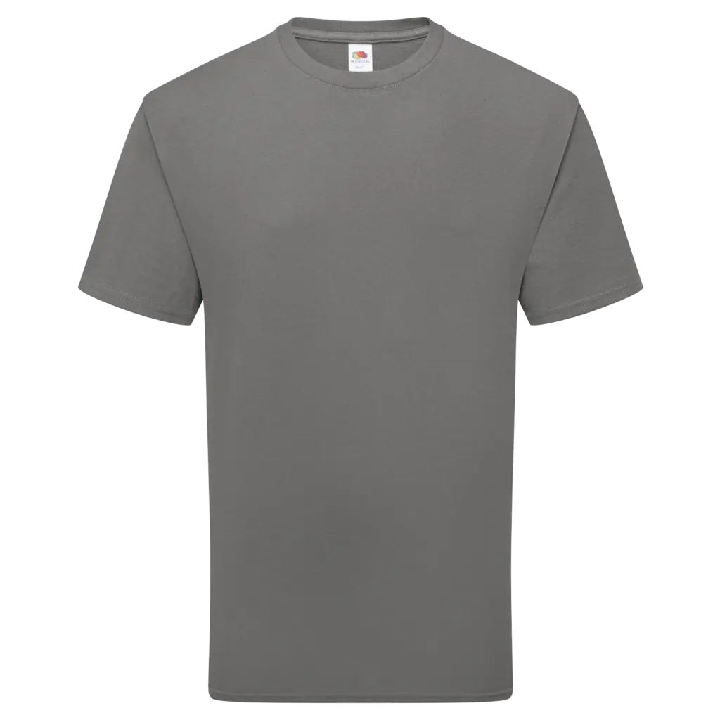 Puur katoenen T-shirt, light graphite — productfoto 6